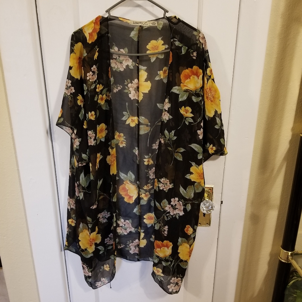 Liberty Love Sheer Floral Duster